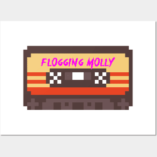 Flogging Molly 8bit cassette Posters and Art